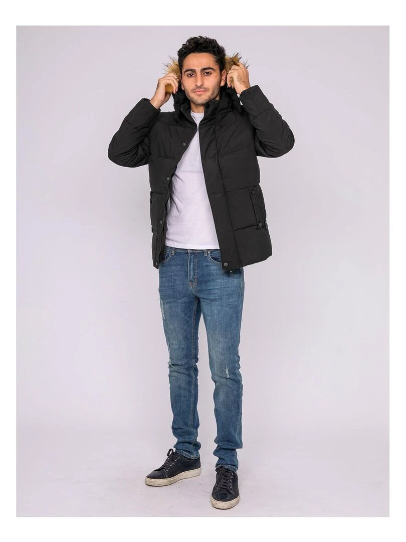 Doudoune capuche ZENABOU   Noir