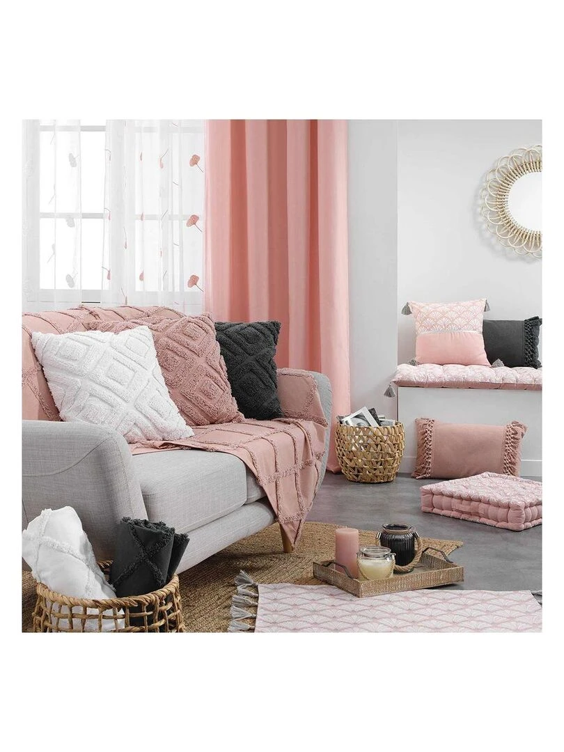 Coussin déco Zaina Blanc