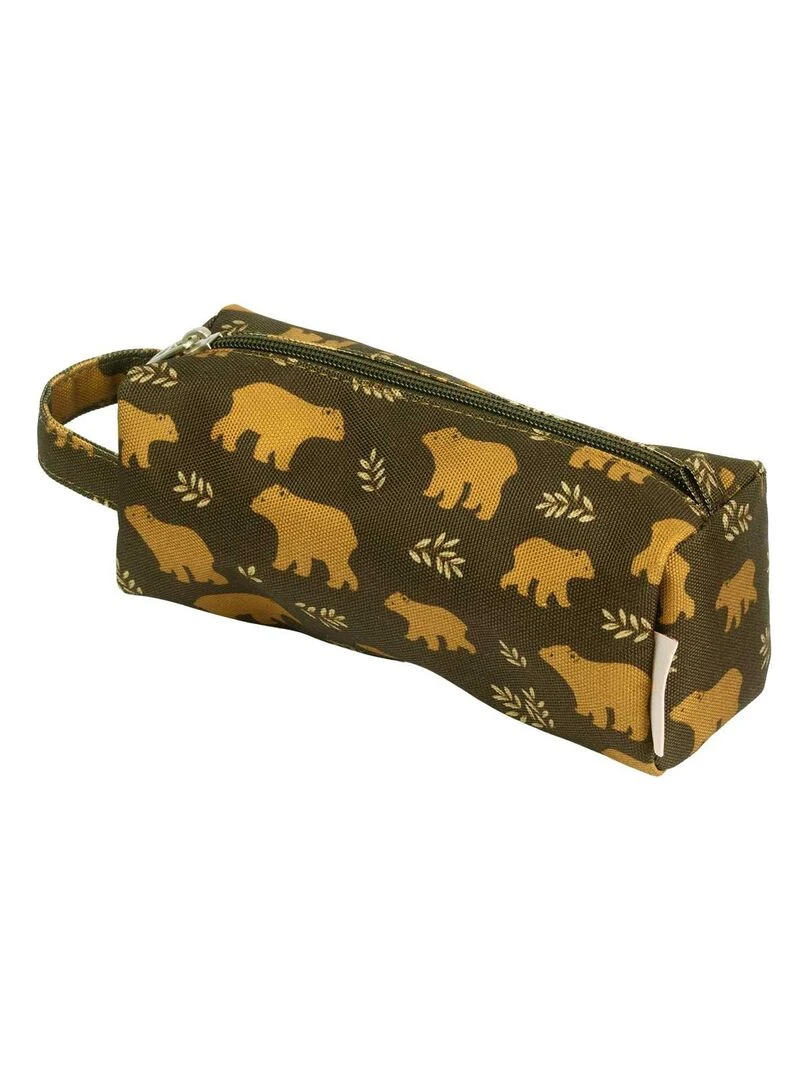 Trousse scolaire Ours Marron