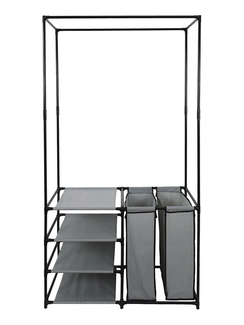 Portant dressing ouvert Noir