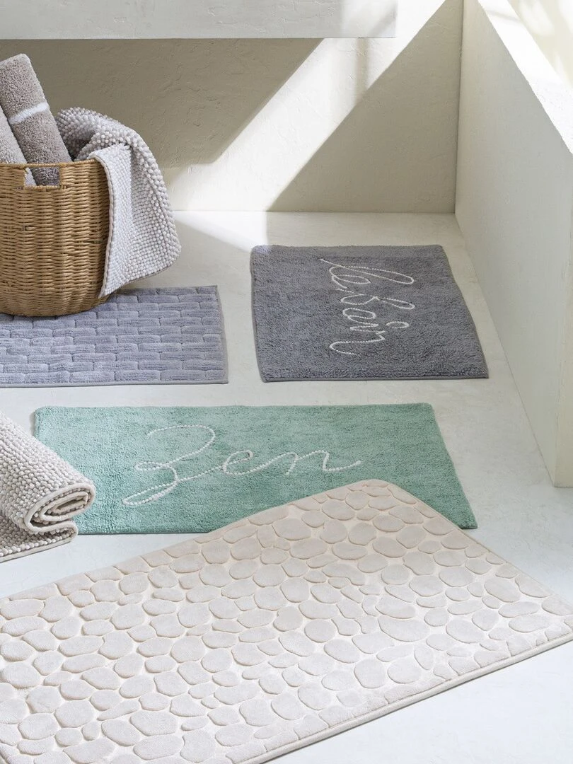 Guy Levasseur   Tapis de bain mousse à mémoire de forme   Gris