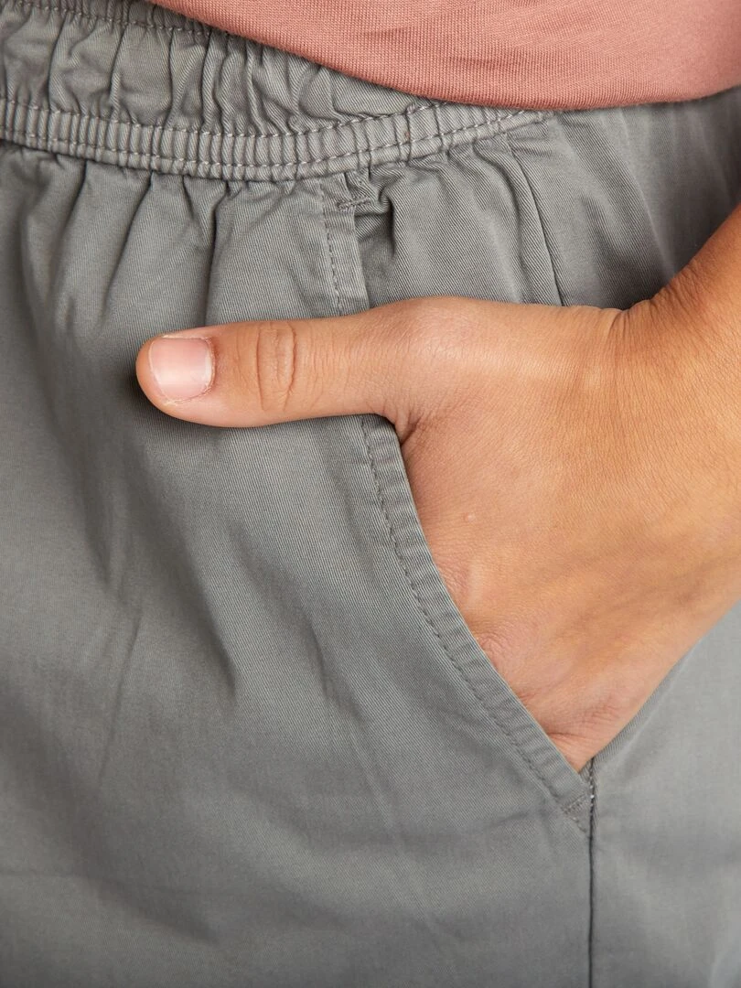 Pantalon esprit 'jogger'   Gris foncé