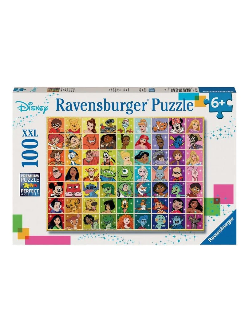 Puzzle 100 p xxl la palette de couleurs disney N/A