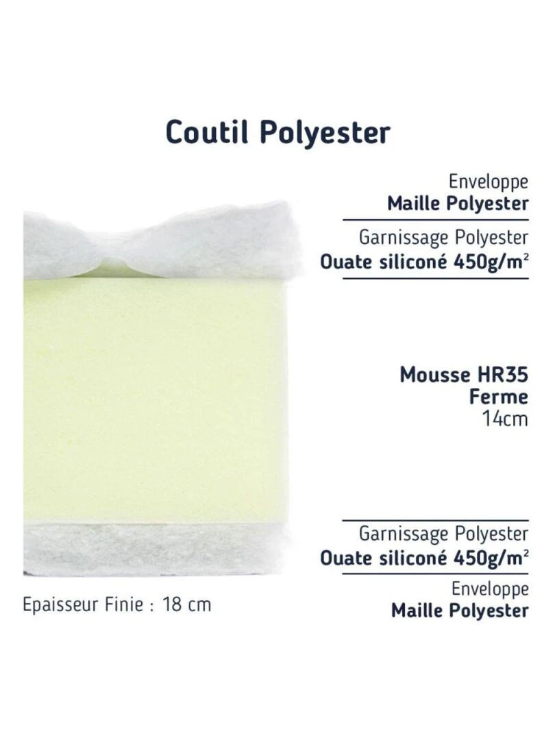 Matelas 90x190 enfant N/A