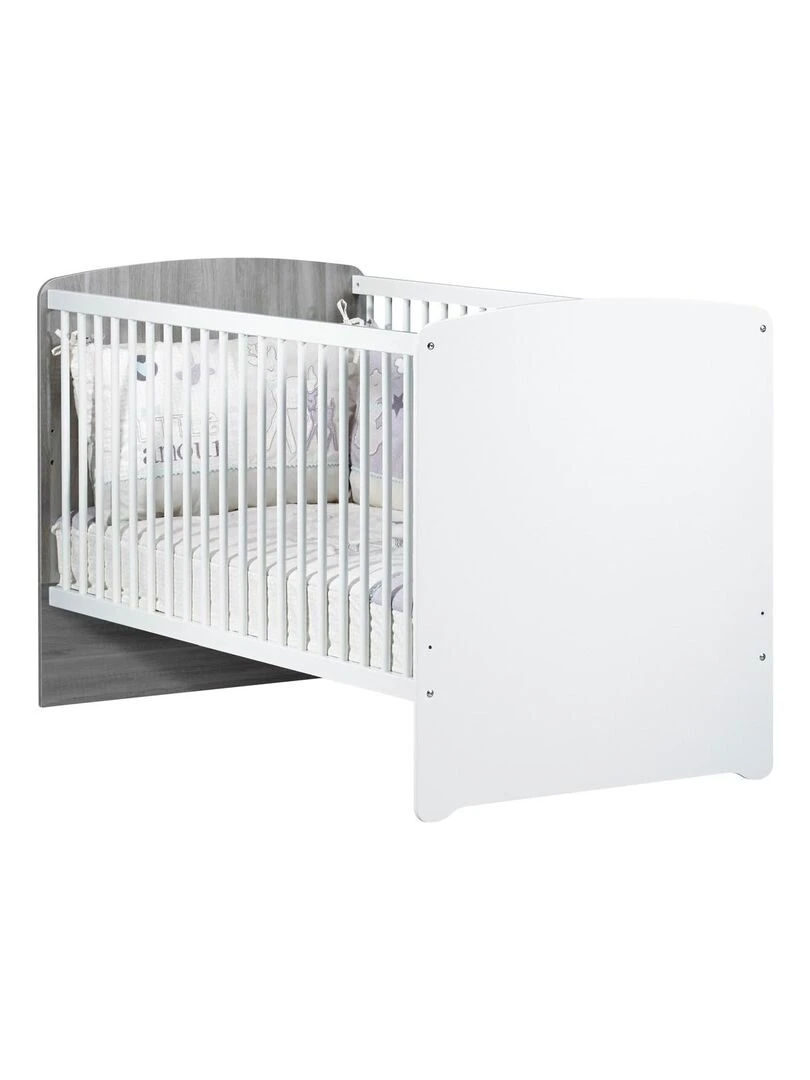 Lit évolutif LEAF BABYPRICE Gris