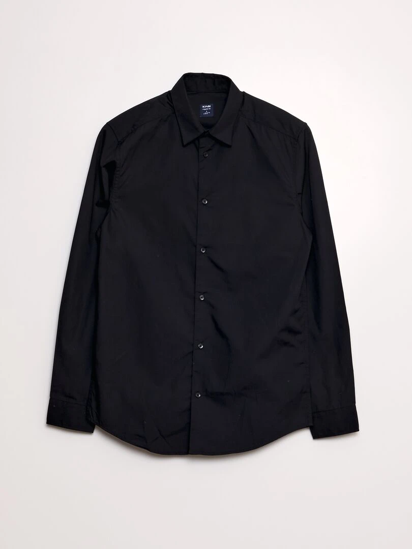 Chemise droite   noir