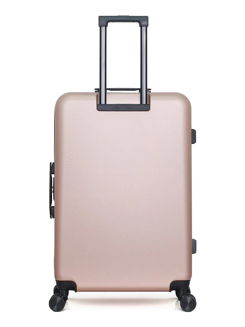 SWISS KOPPER   VALISE GRAND FORMAT ABS WIL 4 ROUES 75 CM   Rose