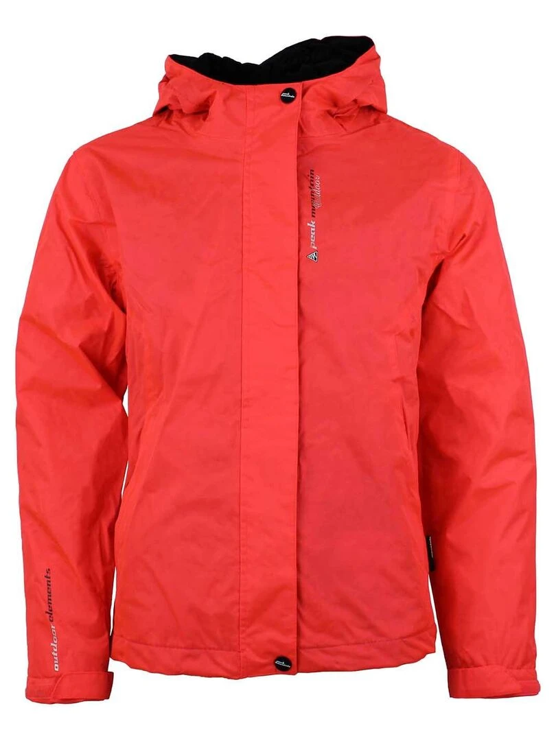 Coupe vent fille GAJIK PEAK MOUNTAIN Orange corail