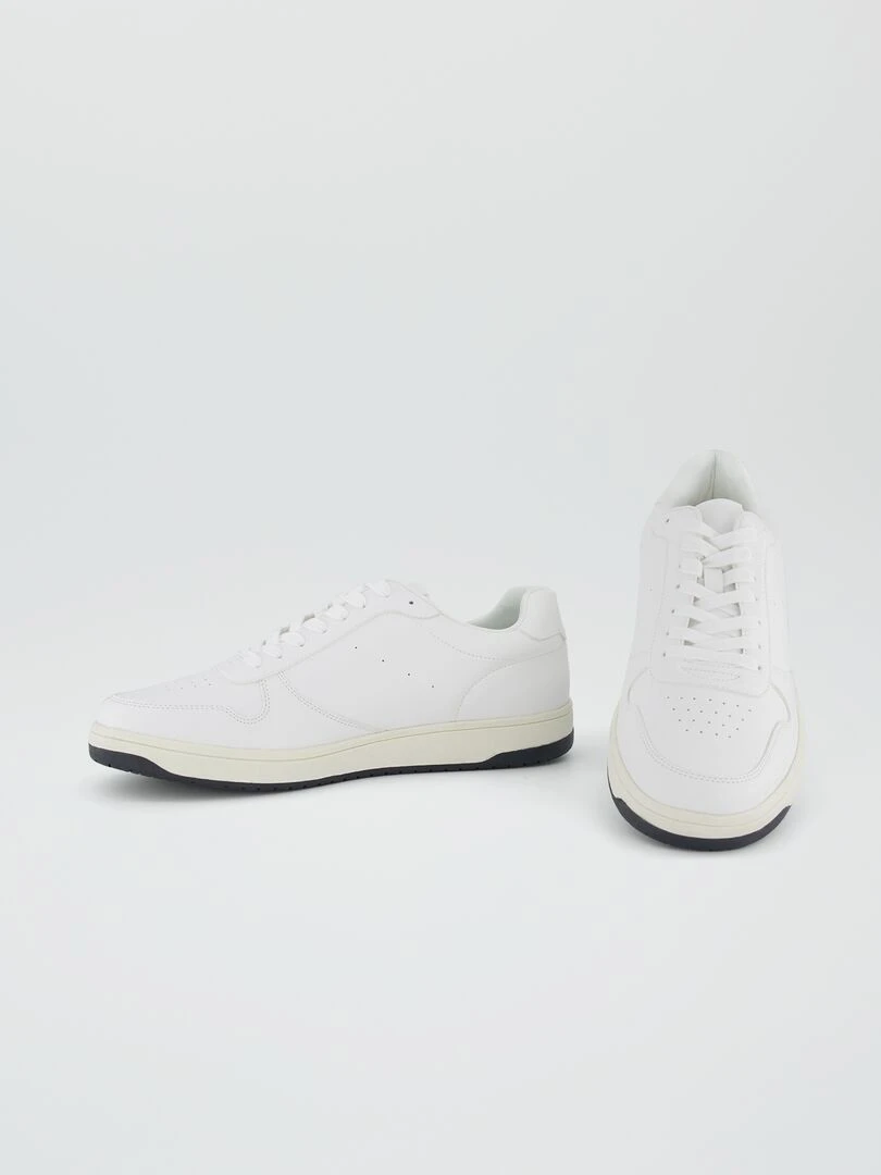 Baskets de ville basses   blanc