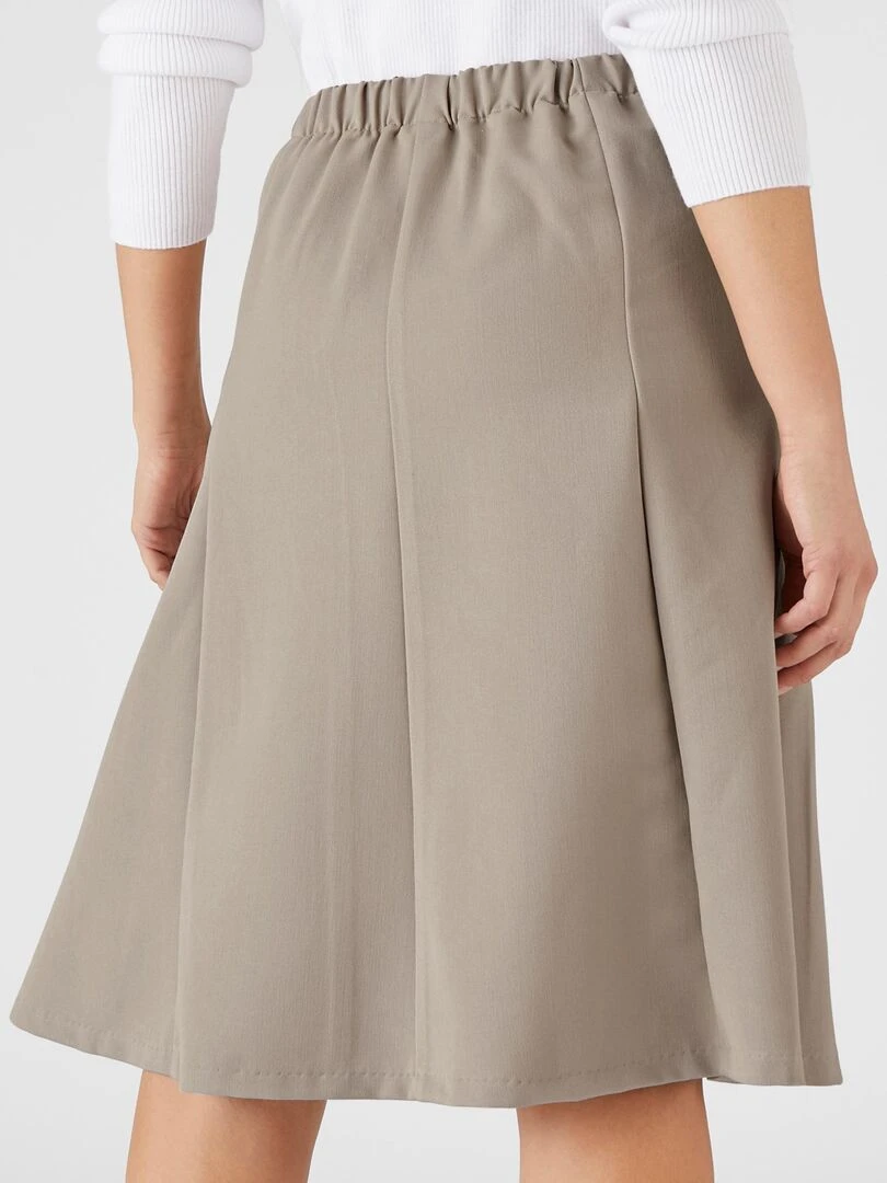 Jupe confort évasée   Damart   Taupe