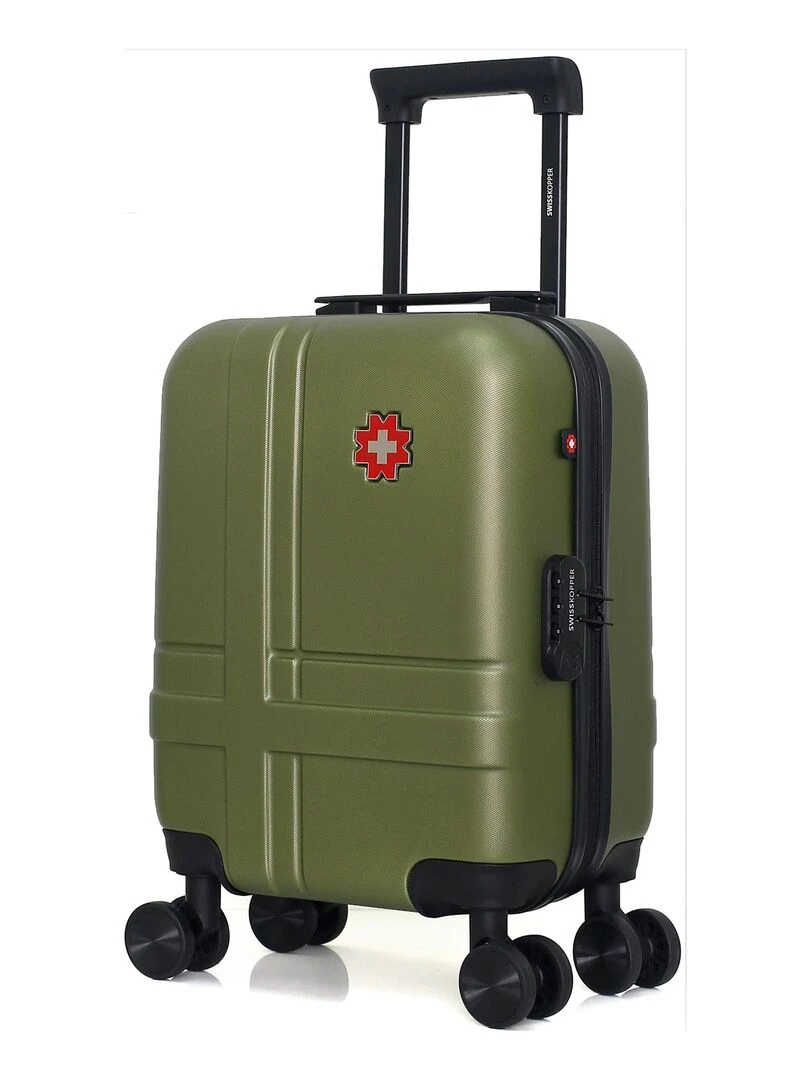 SWISS KOPPER VALISE CABINE XS USTER 4 ROUES 46 CM Vert kaki