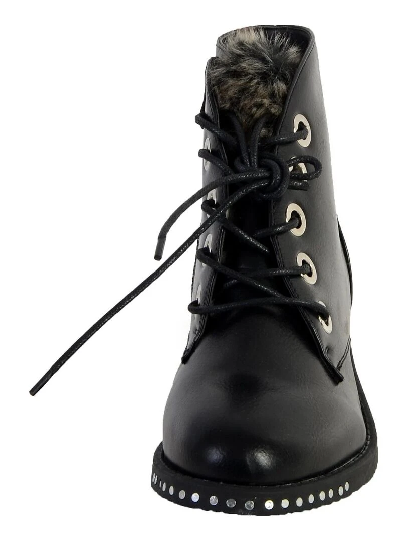 Boots Fourrees The Divine Factory   Noir