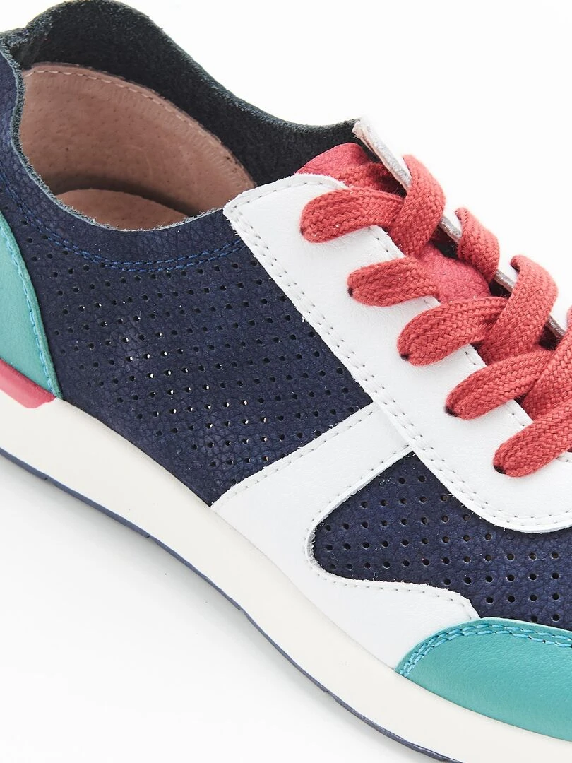 Tennis aspect nubuck légères Amortyl   Damart   Bleu marine