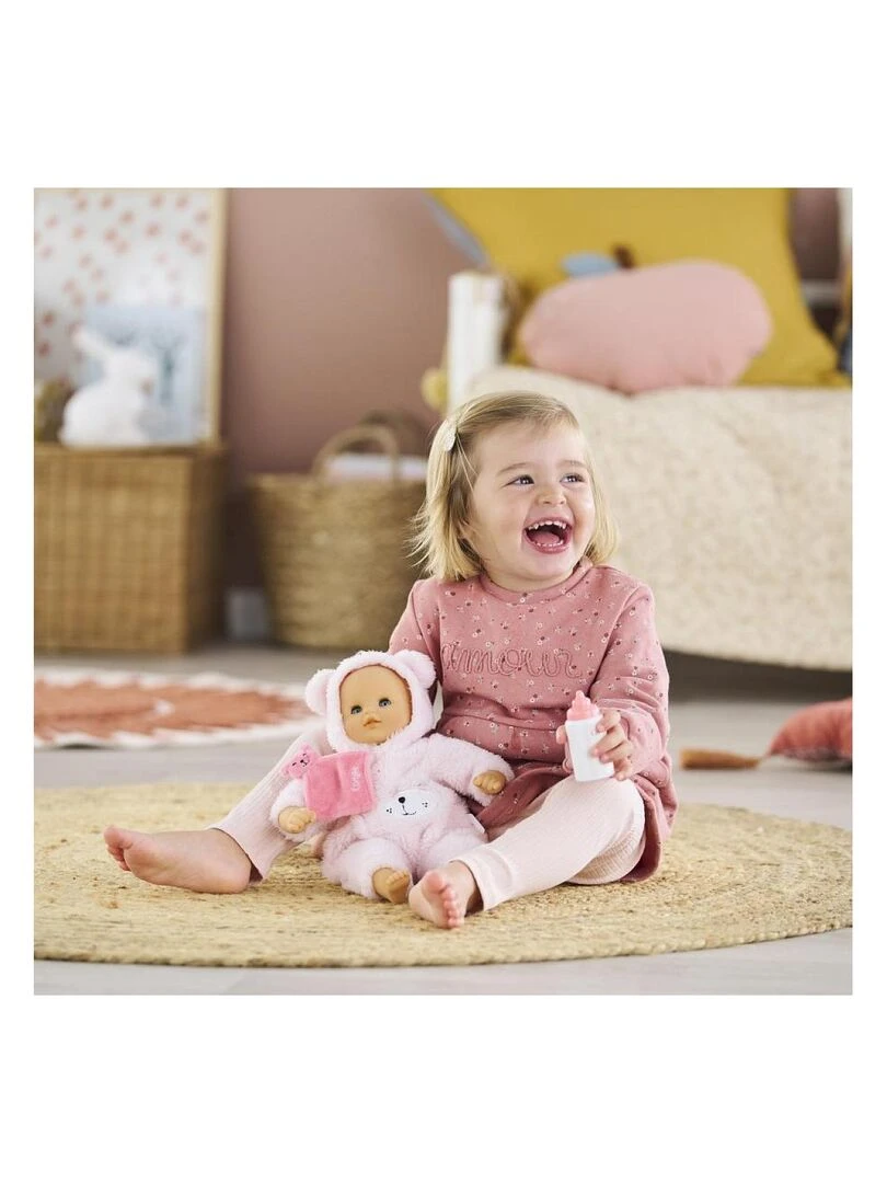 Poupon Bébé Calin Ourson d'Amour   Rose