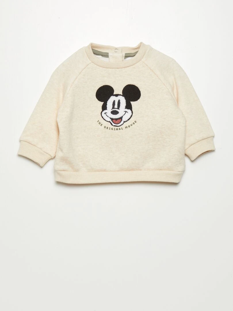 Sweat en molleton 'Disney' Beige