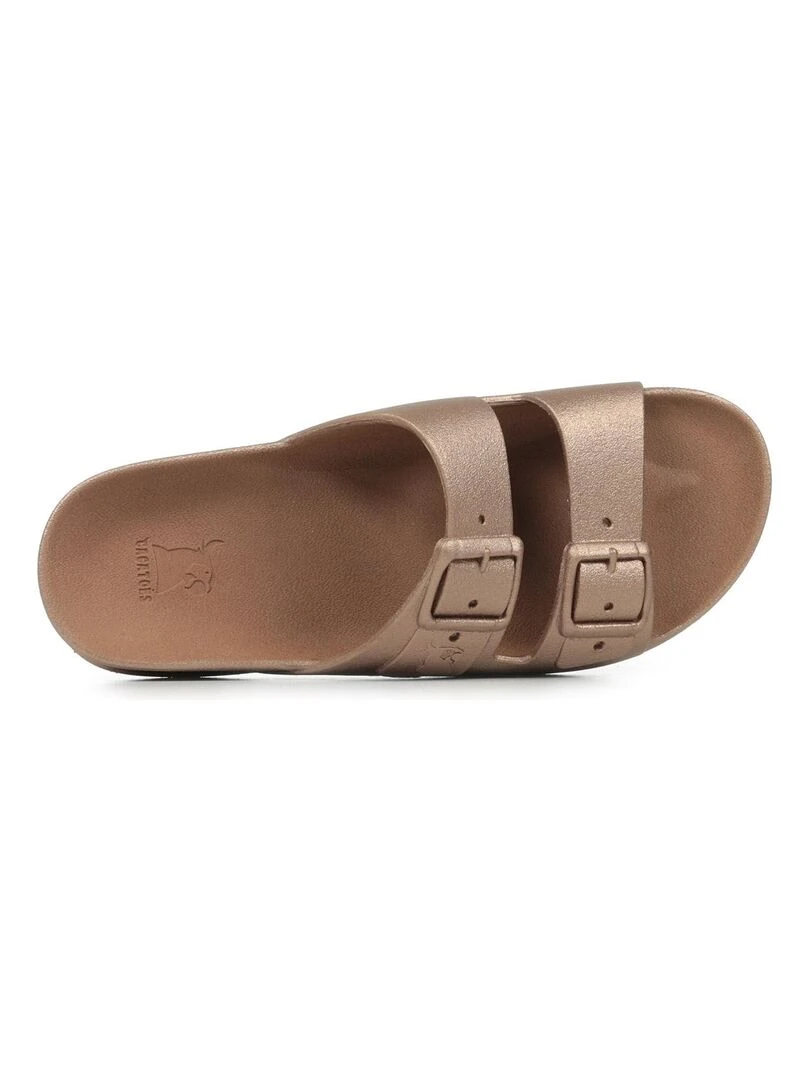 Mules Cacatoès Baleia Doré/or