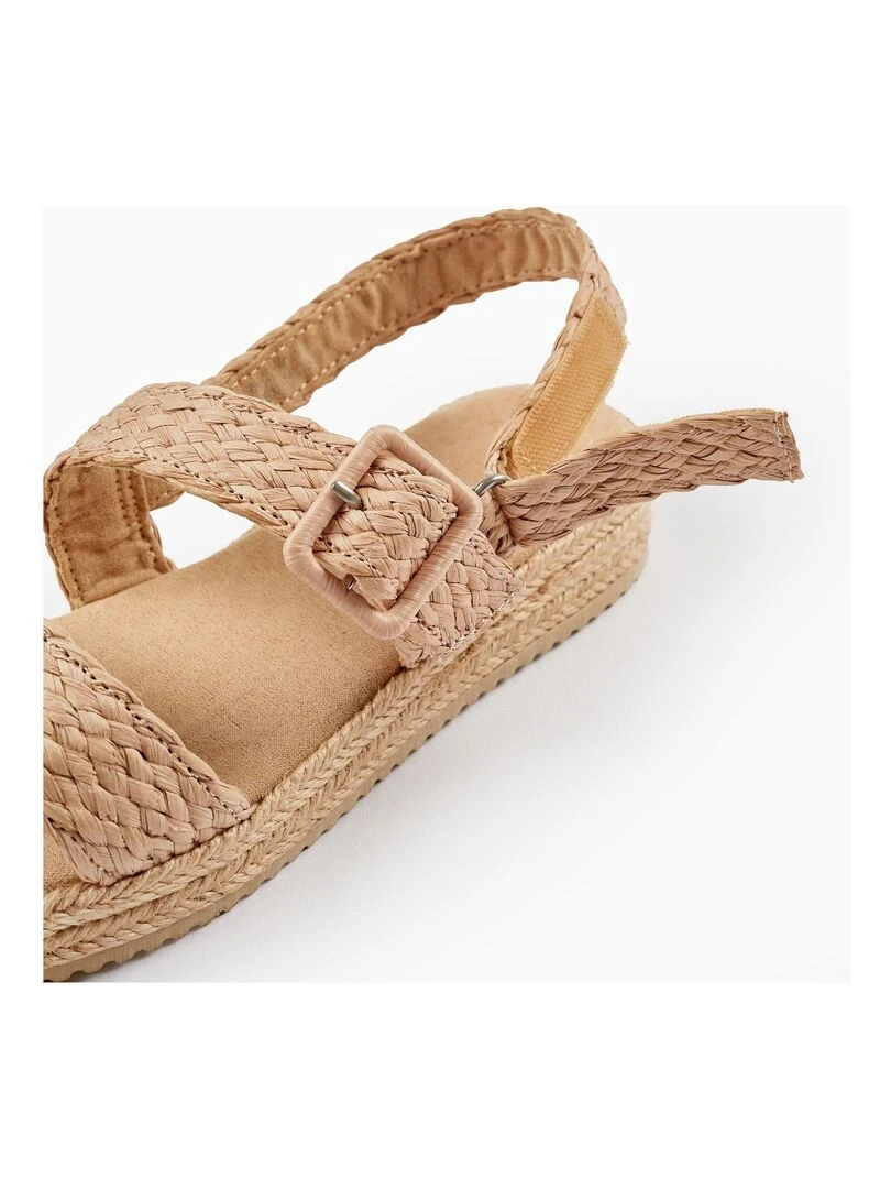 Sandale en jute pour fille  CUBA   Blanc