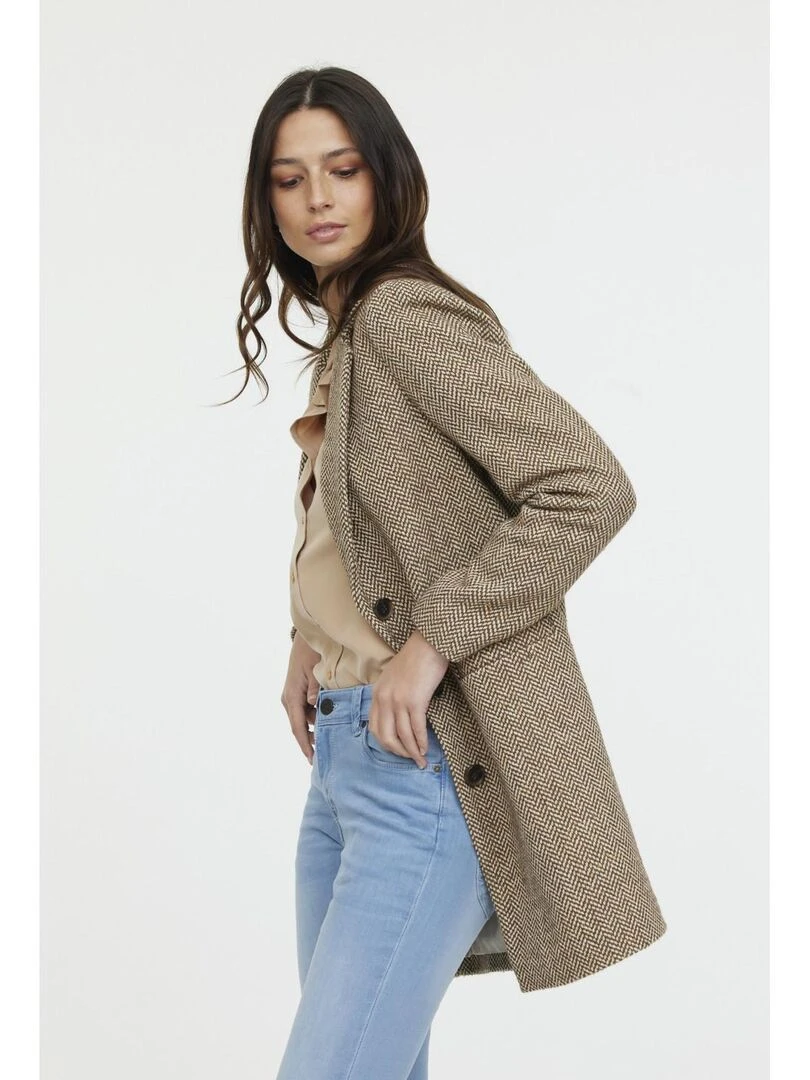 Lee Cooper Manteau manches longues polyester regular FIDA Marron