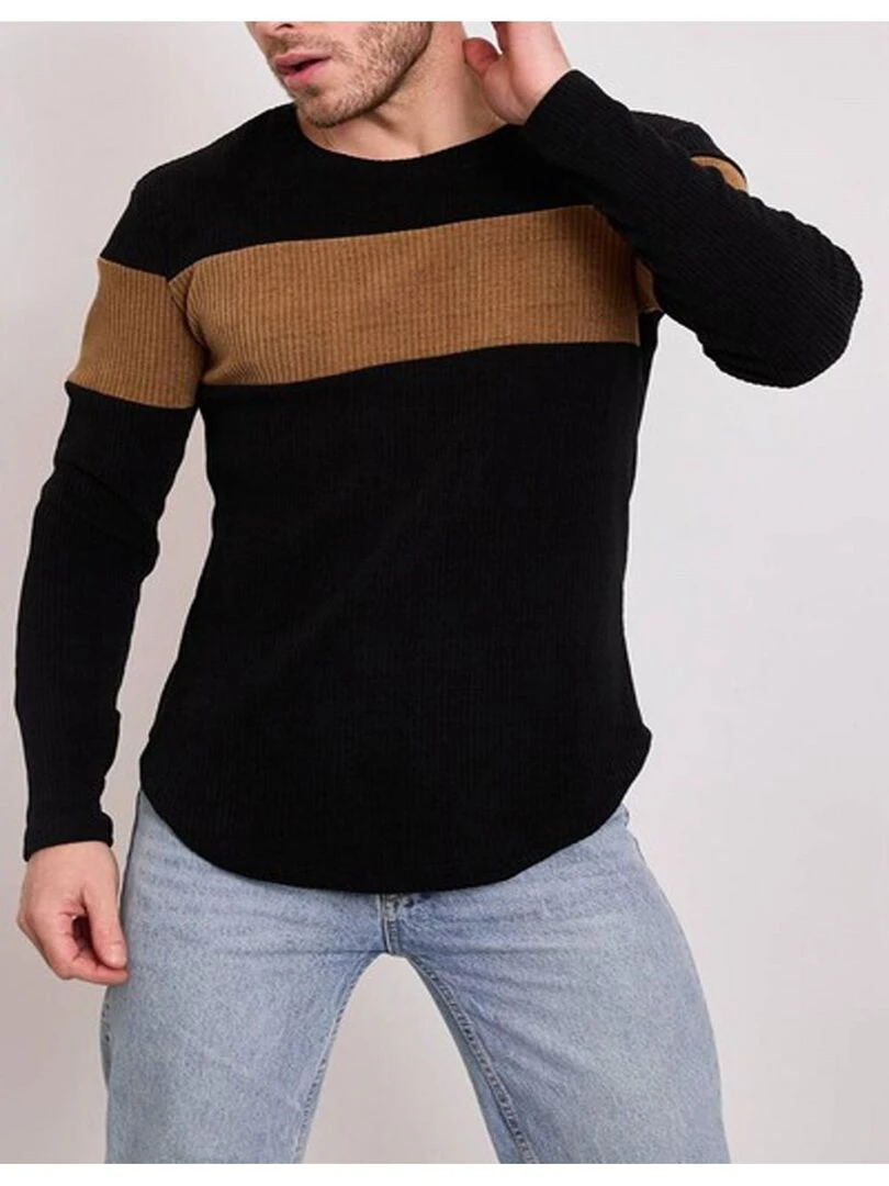 Pull manches longues Kebello Noir Noir