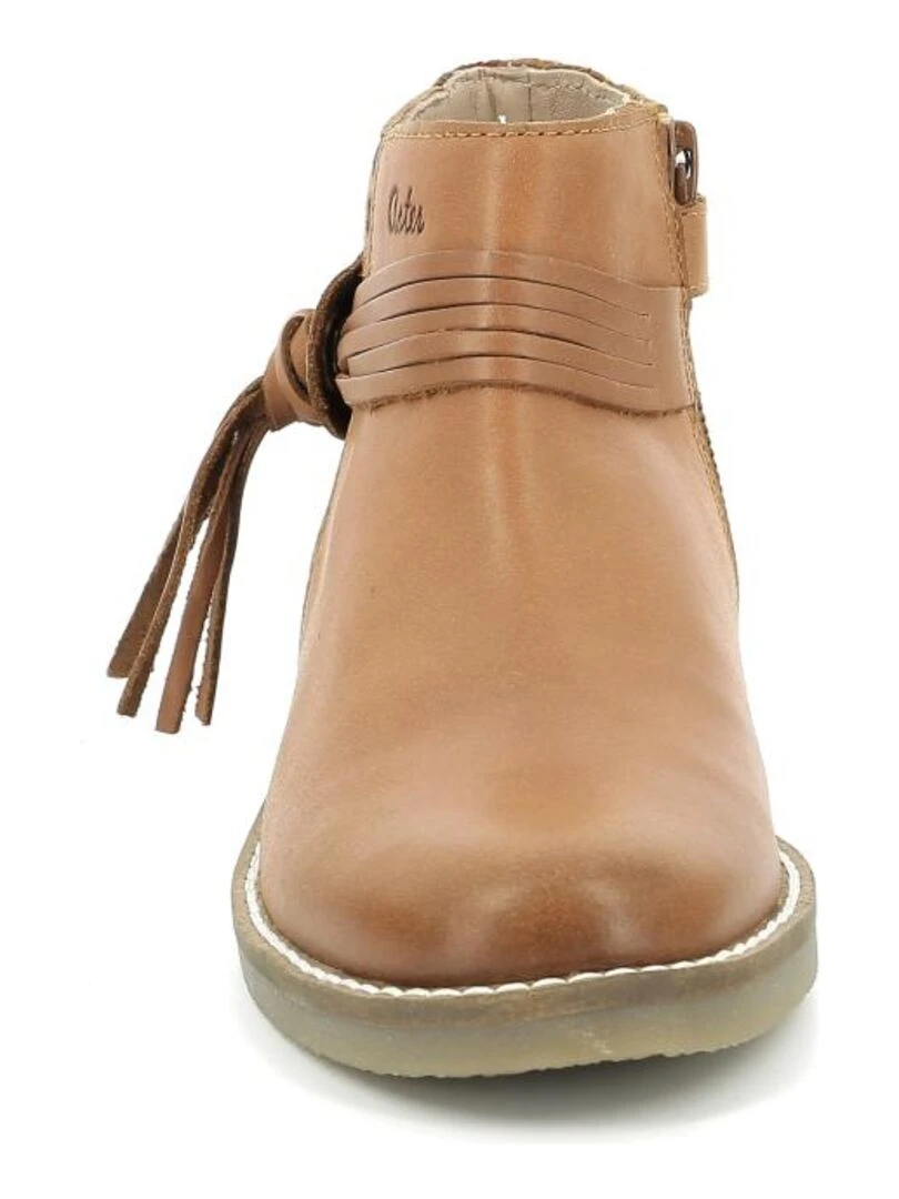 Boots Cuir Wizia   Marron