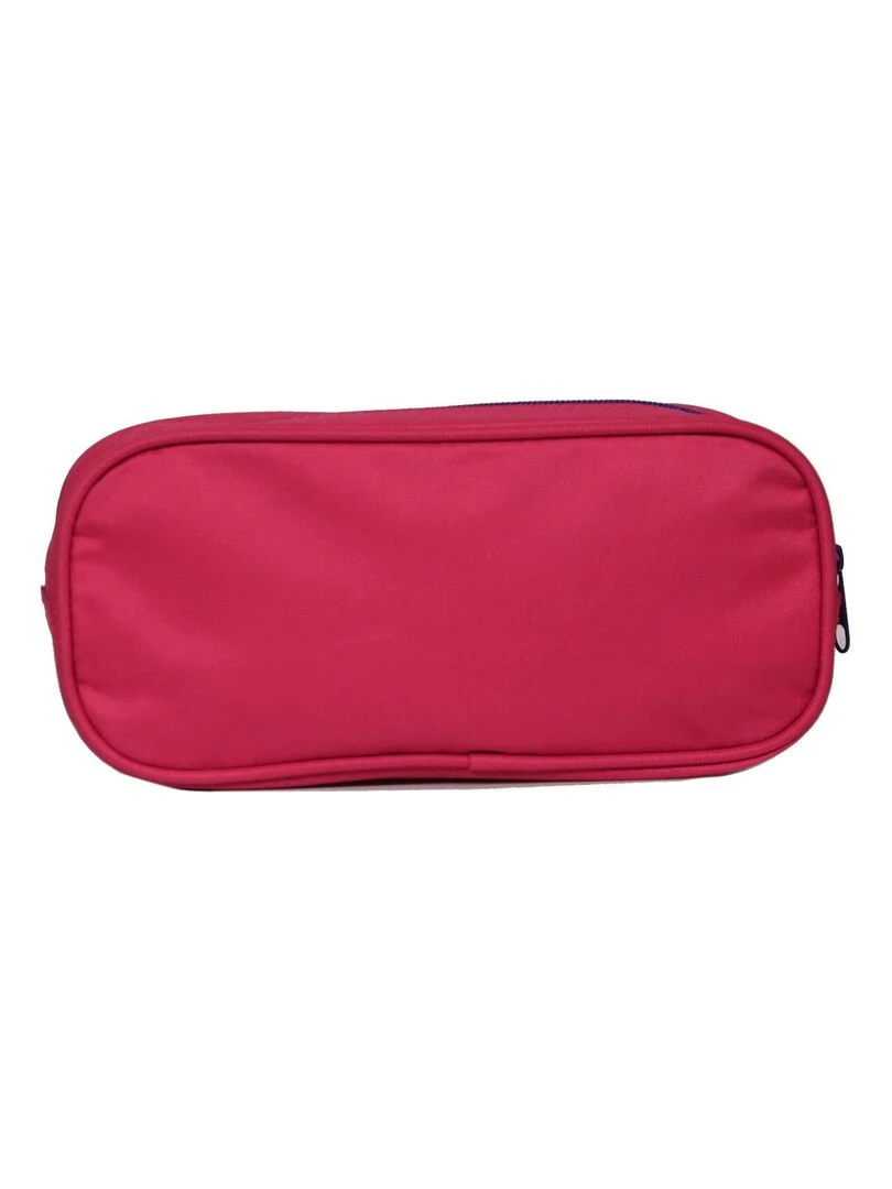 Trousse scolaire rectangulaire Disney Minnie Rose Bagtrotter Rose
