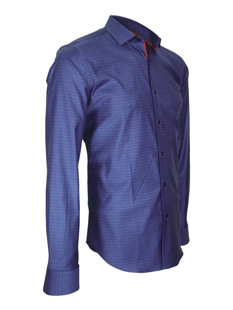 Chemise twill armuré HASTING   Bleu