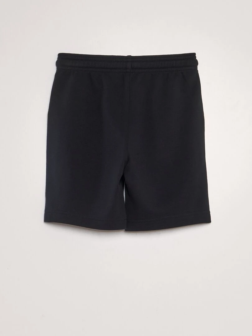 Bermuda en french terry noir