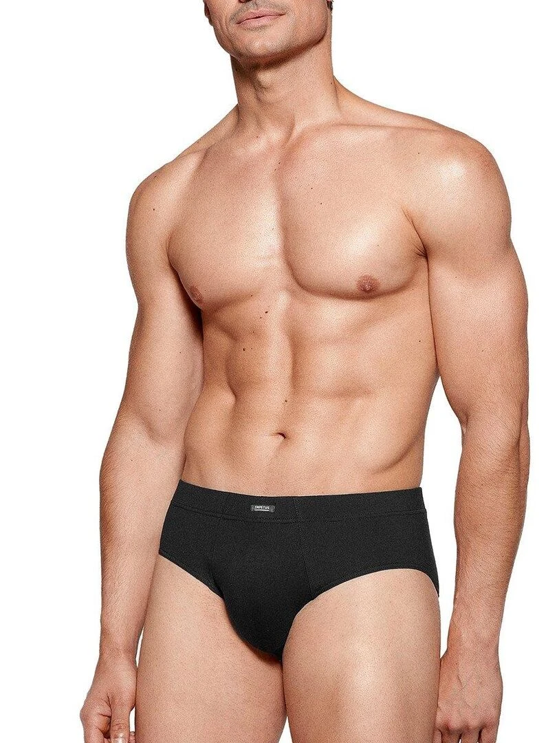 Slip confort en coton modal Essentials Noir