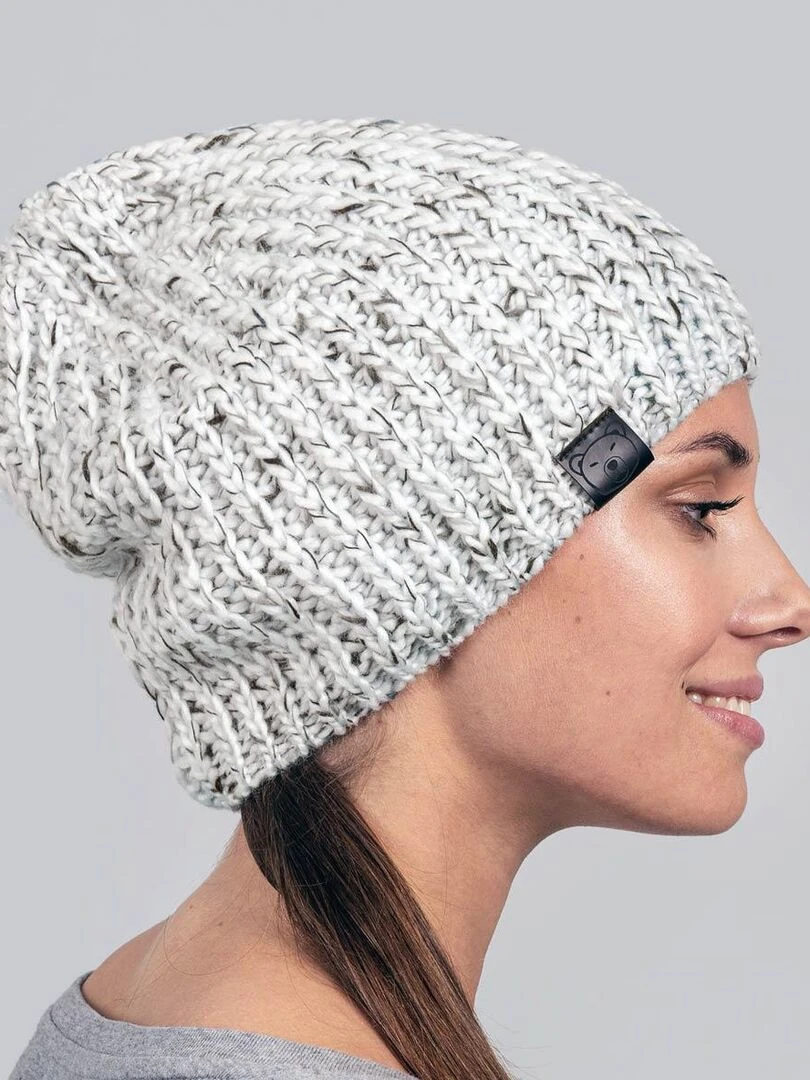Bonnet Tricot Cabra Blanc
