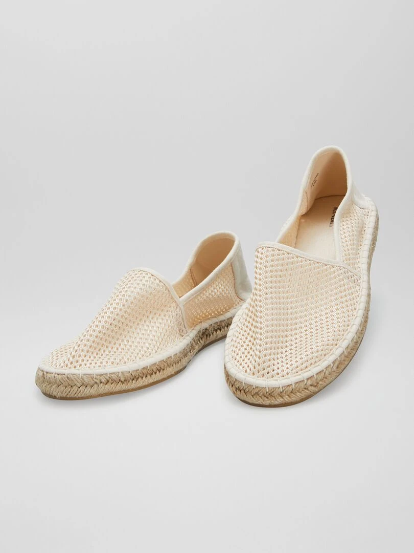 Espadrilles en jute   BEIGE