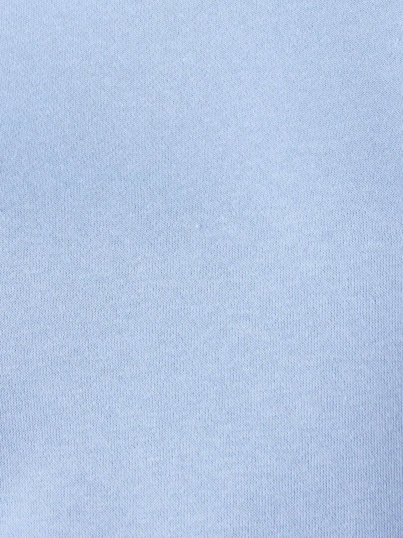 Sweat shirt en molleton   Happy D. by Damart   Bleu Bleu ciel