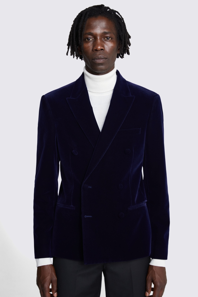 Tailored Fit Navy Hoxton Jacket     Buy Online at Moss