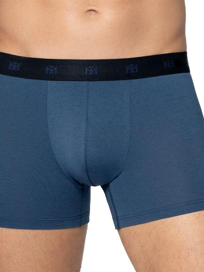 Pack de 2 boxers en coton uni   Rouge