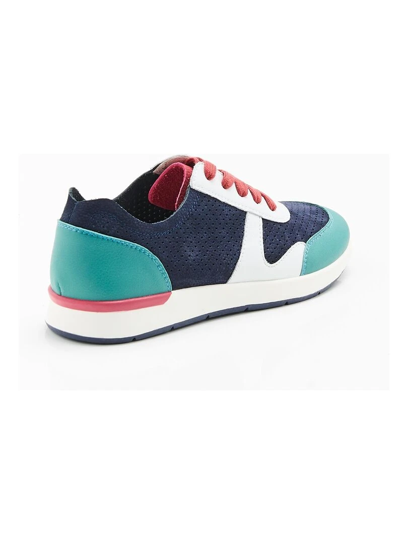 Tennis aspect nubuck légères Amortyl   Damart   Bleu marine