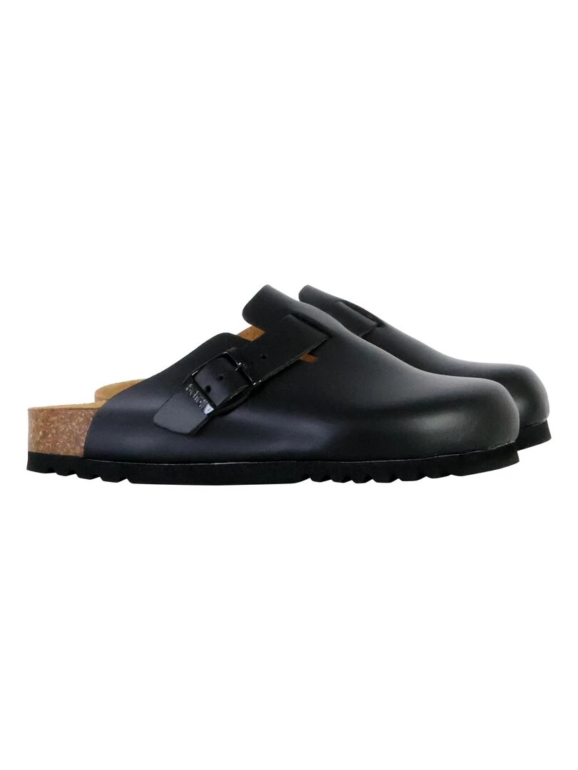 Sabots Cuir Scholl Fae   Noir