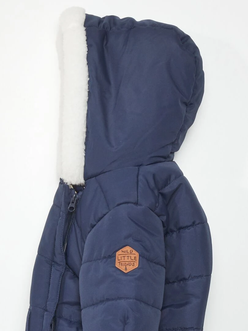 Doudoune combipilote   Toujours + de chaleur   bleu noir