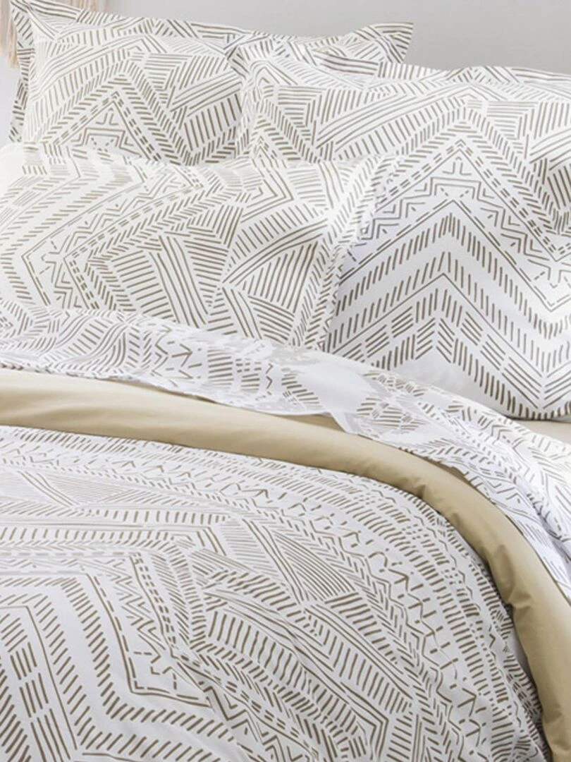 Parure 5 pièces imprimé Ramatuelle   Beige clair