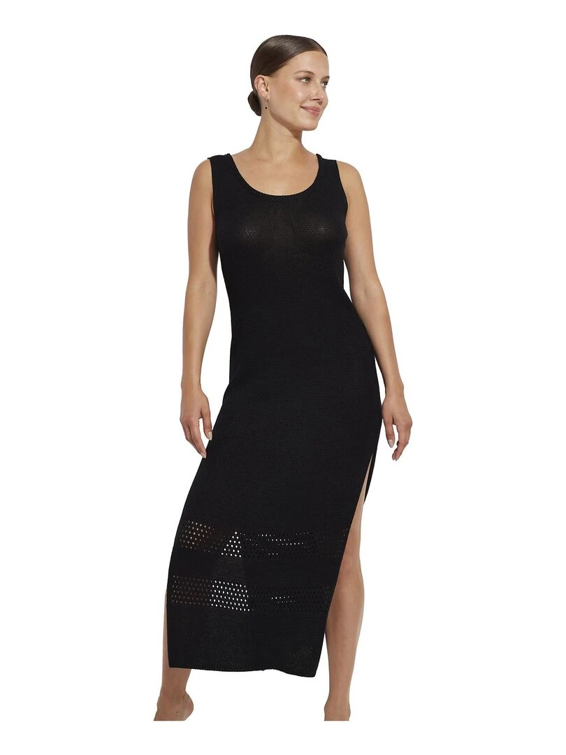 Robe longue estivale Mojito Noir