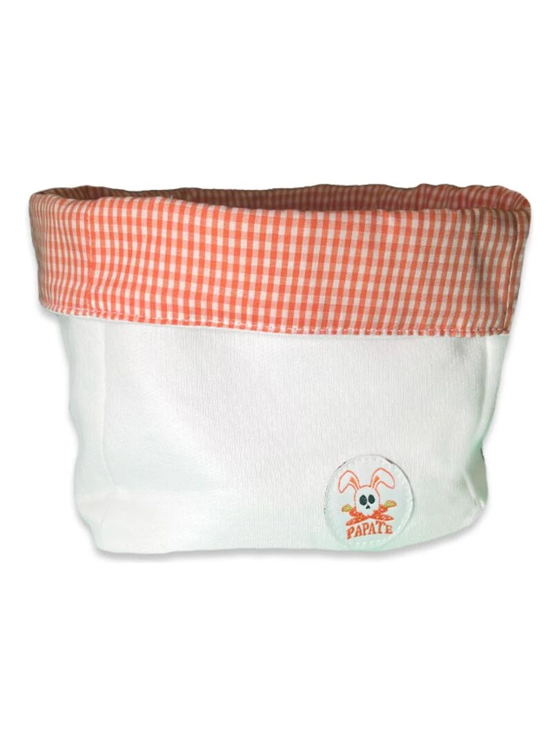 Panier En Coton Bio Blanc