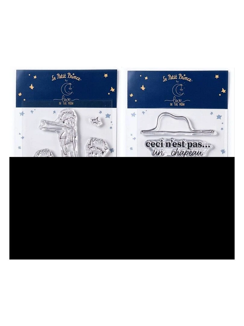 10 Tampons transparents Le Petit Prince Planète et Boa N/A
