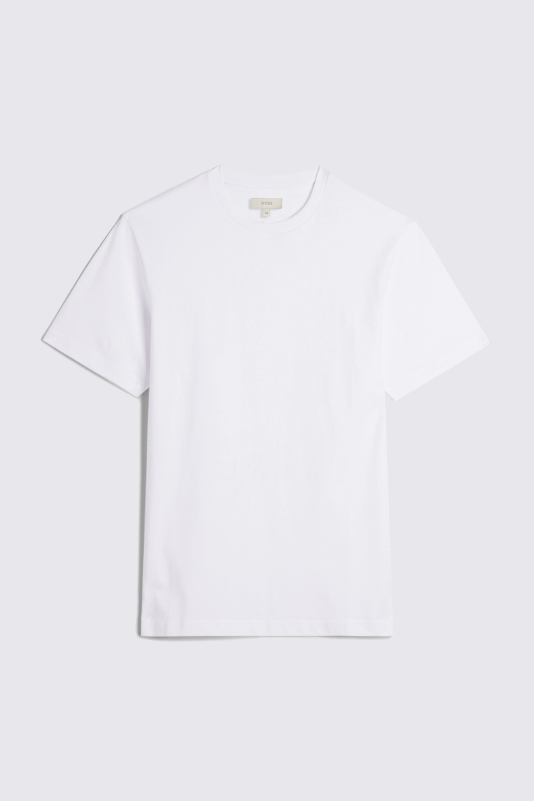 White Crew Neck T-Shirt   Buy Online at Moss