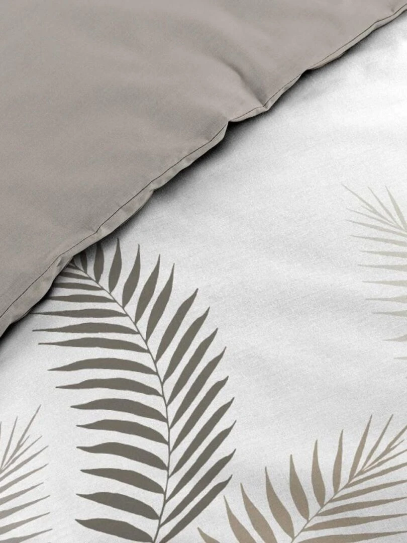 Housse de couette  + taie(s) Goyave coton 57 fils   Gris