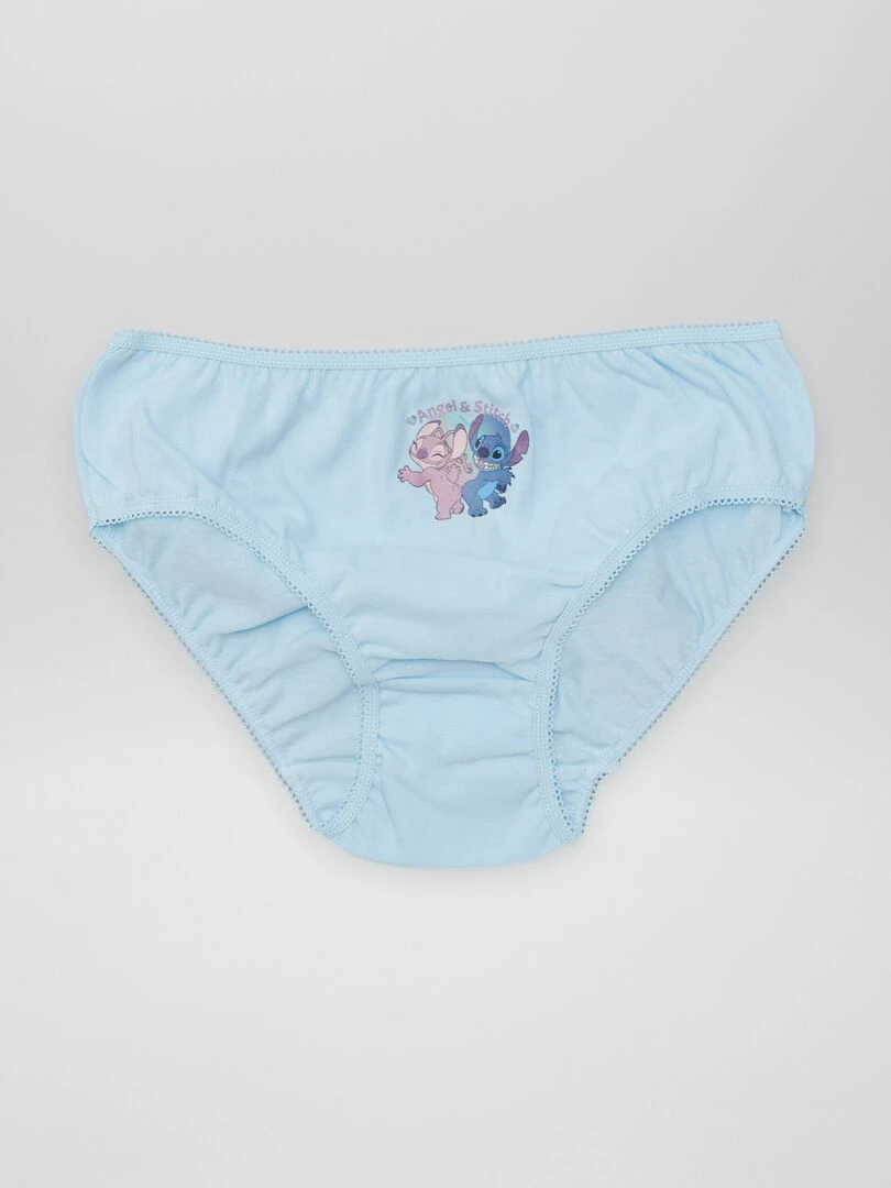 Lot de 5 culottes 'Stitch'   Blanc/rose