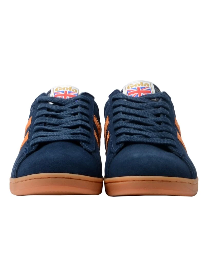 Basket Gola Equipe Suede   Bleu marine