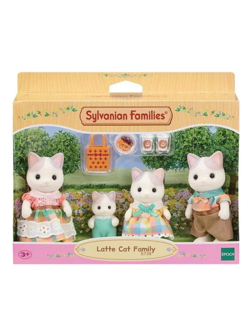 5738 'Sylvanian Families' La famille Chat Latte   N/A