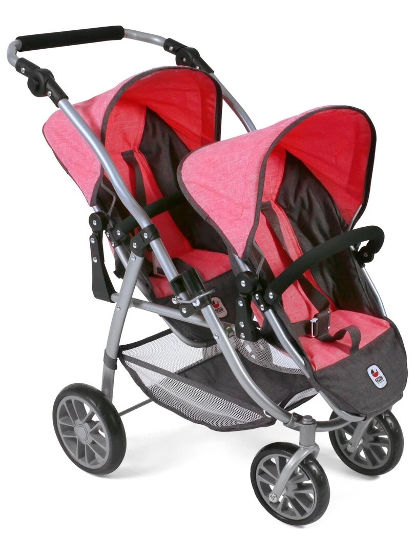Le buggy Tandem Vario Mélange anthracite rose N/A