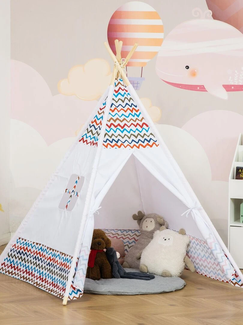 Tente teepee indien enfant style graphique   N/A