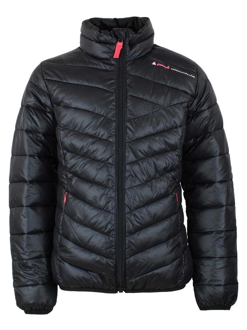 Doudoune fine fille GALKING PEAK MOUNTAIN Noir Noir