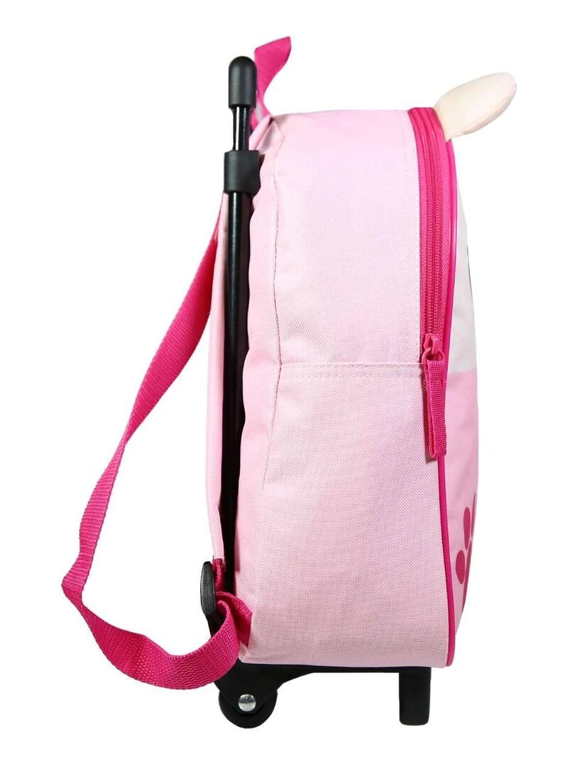 BAGTROTTER Sac à dos à roulettes 31 cm maternelle Kids Rose Chiot   Rose