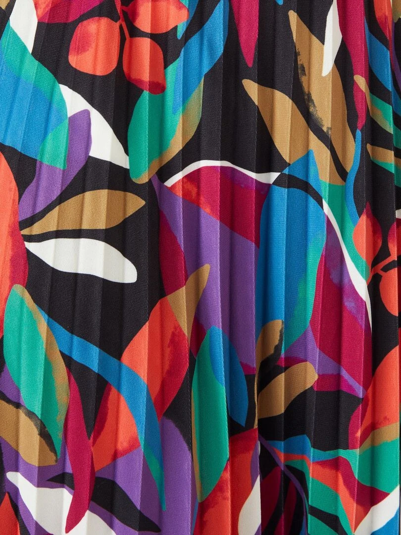 Jupe maille plissée   Damart   Noir